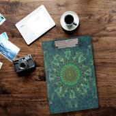 Leafy floral square stick puzzle parameterbepaling klembord