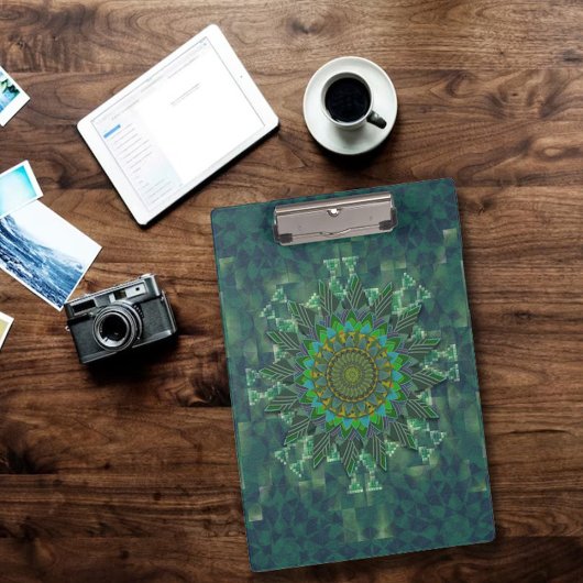 Leafy floral square stick puzzle parameterbepaling klembord