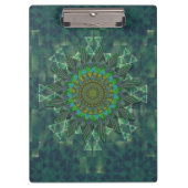 Leafy floral square stick puzzle parameterbepaling klembord (Voorkant)