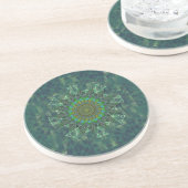 Leafy floral square stick puzzle parameterbepaling zandsteen onderzetter