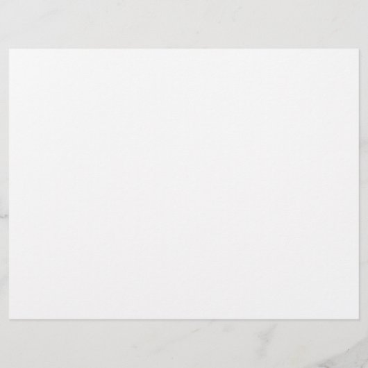 Leafy Flourish White Tri-Fold Wedding Programme (Achterkant)