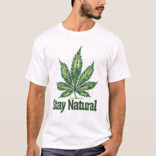 Leafy Freedom T-shirt: Omarm je natuurlijke vibes T-shirt