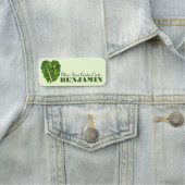 Leafy Green Curly Kale Healthy Vegetables Veggie Naamplaatje (In situ)