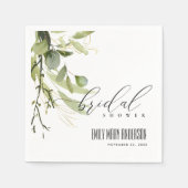 LEAFY GREEN GOLD FOLIAGE WATERVERF VRIJGEZELLENFEE SERVET (Voorkant)