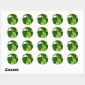 Leafy Green Ronde Sticker (Vel)