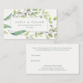 Leafy Green | Verwijzing Lijst Waterverf Trendy (Voorkant / Achterkant)