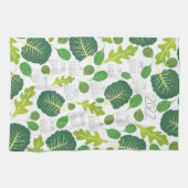 Leafy Greens Calendar Kitchen Towel Theedoek (Horizontaal)