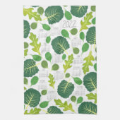 Leafy Greens Calendar Kitchen Towel Theedoek (Verticaal)