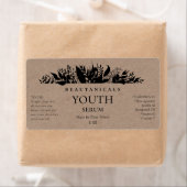 Leafy Kraft Paper Serum Labels (Insitu)