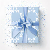 Leafy Lattice in Slate Cadeaupapier