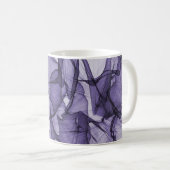 Leafy lavender film elegant design koffiemok (Voorkant rechts)