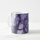 Leafy lavender film elegant design koffiemok (Voorkant links)