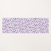 Leafy Lavender Vines | Tranquil Yoga Mat (Voorkant (horizontaal))