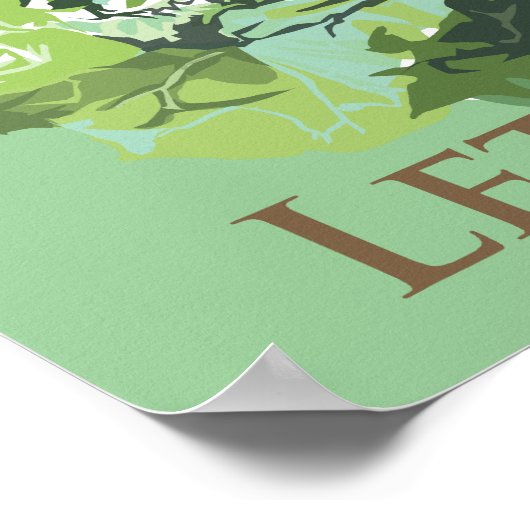 Leafy Lettuce Poster (Hoek)