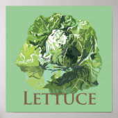 Leafy Lettuce Poster (Voorkant)