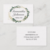 Leafy love visitekaartje (Voorkant / Achterkant)