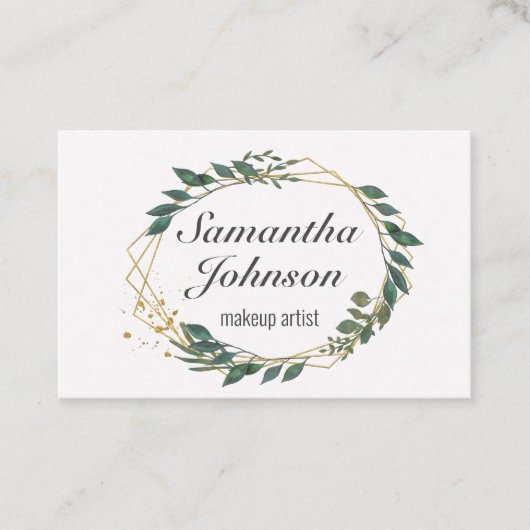 Leafy love visitekaartje (Voorkant)