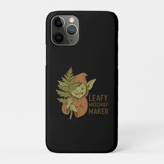 Leafy Mischief Maker - Schattigee Goblin Forest Cr Case-Mate iPhone Case (Achterkant)