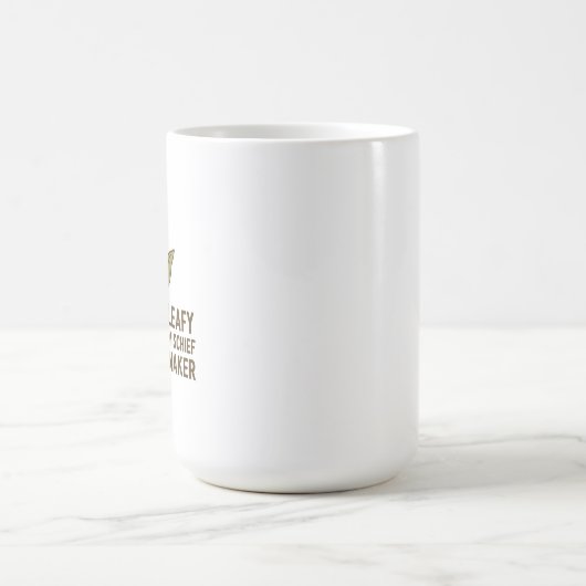 Leafy Mischief Maker - Schattigee Goblin Forest Cr Koffiemok (Center)