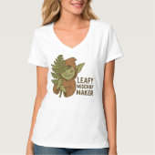 Leafy Mischief Maker - Schattigee Goblin Forest Cr T-shirt (Voorkant)