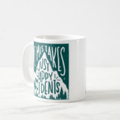 Leafy No Mistakes Just Happy Accidents  Koffiemok (Voorkant links)