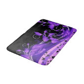 Leafy Paars Vines Bath Mat (Gekanteld)