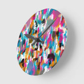 Leafy Pink Ronde Klok (Hoek)