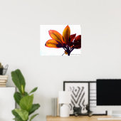 Leafy Plant Poster (Thuiskantoor)