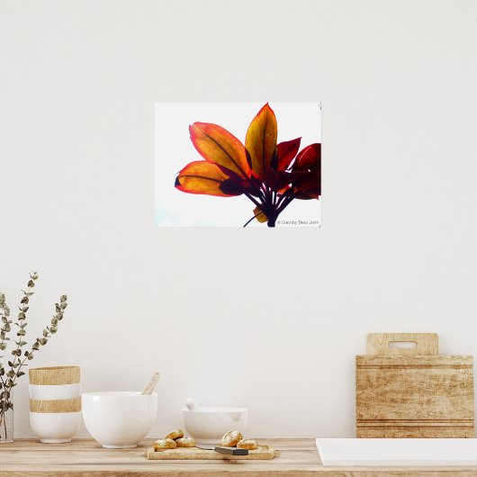 Leafy Plant Poster (Keuken)