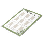 Leafy Reading Log Notitieblok (Schuin)