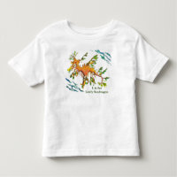 Leafy Seadragon Artwork Baby and Kinderen T-shirt