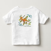 Leafy Seadragon Artwork Baby and Kinderen T-shirt (Achterkant)