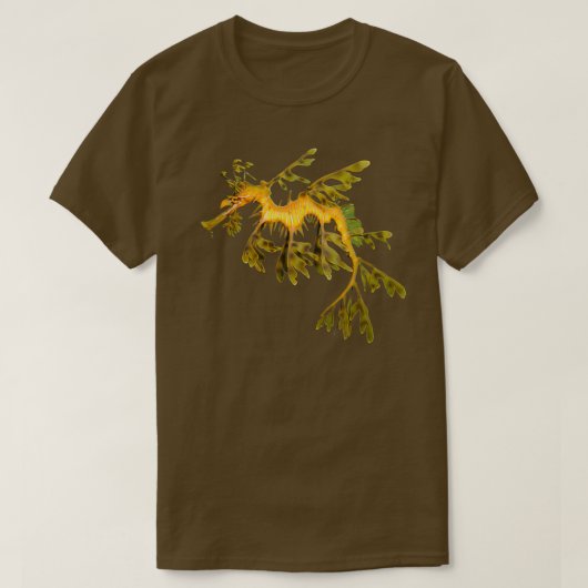 Leafy Seadragon Ocean Zee Dragon Seahorse beautifu T-shirt (Design voorkant)