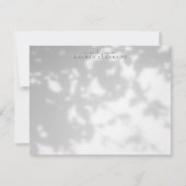 Leafy Shadow Effect Note Card Kaart (Voorkant)