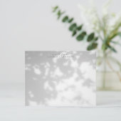 Leafy Shadow Effect Note Card Kaart (Staand voorkant)