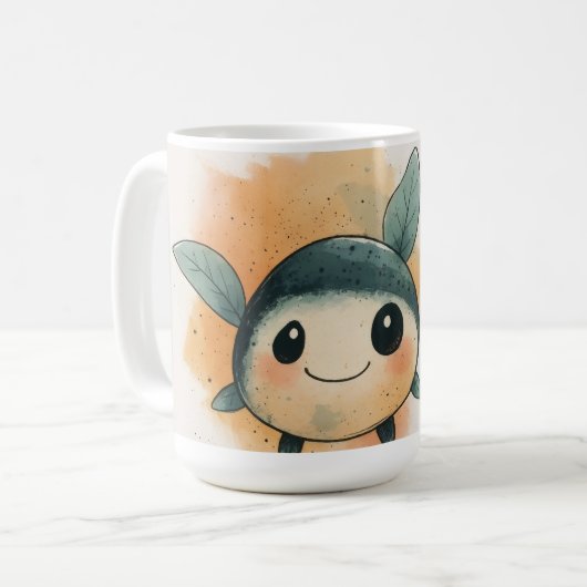 Leafy Smiles Koffiemok (Voorkant links)