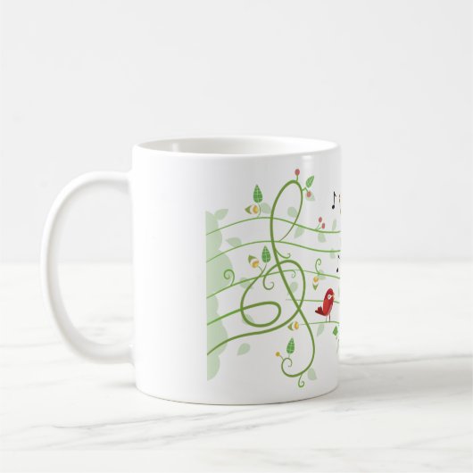 Leafy Staff Line Mok (Links)