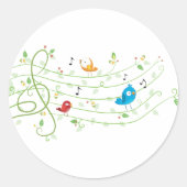 Leafy Staff Line Stickers (Voorkant)