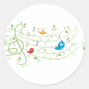 Leafy Staff Line Stickers