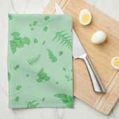 Leafy Theedoek (Quarter Fold)