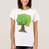 Leafy Tree Green Leaves T-Shirt (Voorkant)