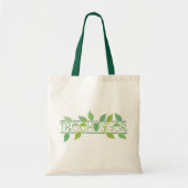 Leafy Treehugger Accent Canvas tas (Voorkant)
