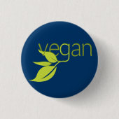 Leafy Vegan Ronde Button 3,2 Cm (Voorkant)