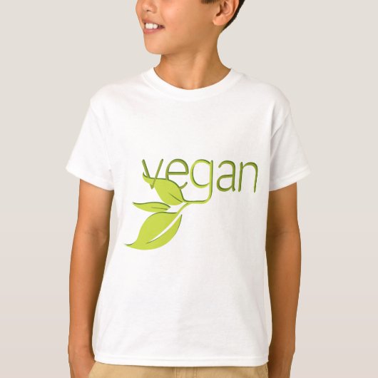 Leafy Vegan T-shirt (Voorkant)