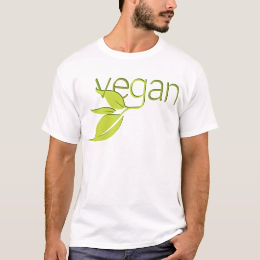 Leafy Vegan T-shirt (Voorkant)