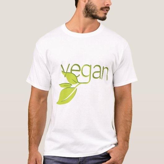 Leafy Vegan T-shirt (Voorkant)