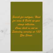 Leafy Vine Autumn Sale Flyer (Achterkant)
