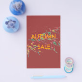 Leafy Vine Autumn Sale Flyer (Enkel)