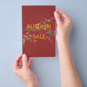 Leafy Vine Autumn Sale Flyer (Hand)