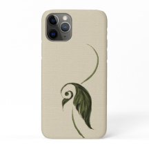 Leafy vogel iPhone case